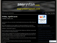 Tablet Screenshot of angrystan.com